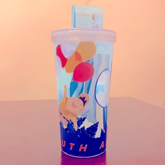 New Disney UP Paradise Falls Tumbler Cup with Straw - Picture 1 of 9